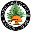 Maryland Delaware Master Logger Logo